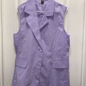 SHEIN Light Purple Sleeveless Vest
